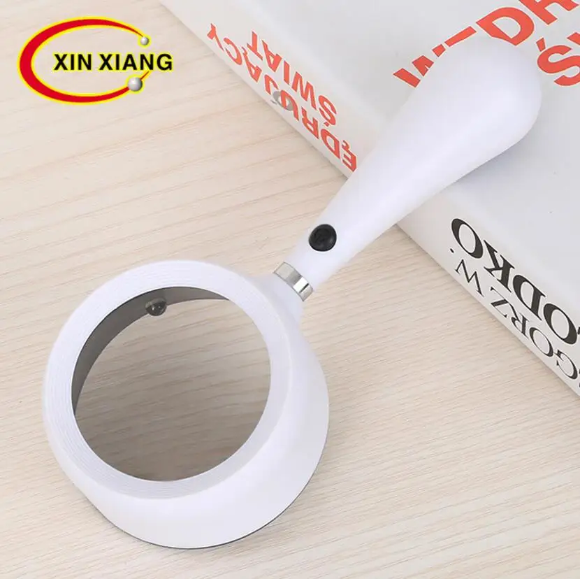 6X 55mm Pocket LED Illuminated Toy Gift Handheld Children Insect Viewer Reading Magnifier Office Magnifying Glass for Old Man