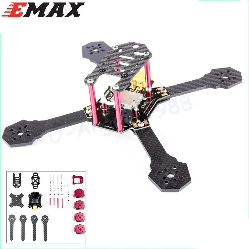 

Emax Nighthawk X5 200mm High Speed Carbon Fiber Frame Kit 5mm Arm With PDB Wholesale Dropship