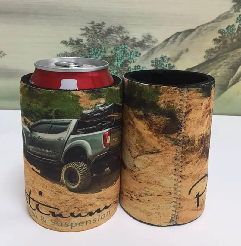 200pcs/lot Promotional Custom Printed Stubby Holders Can Cooler for Dye Sublimation Printing Beer Cans Cooler Bag For Wedding