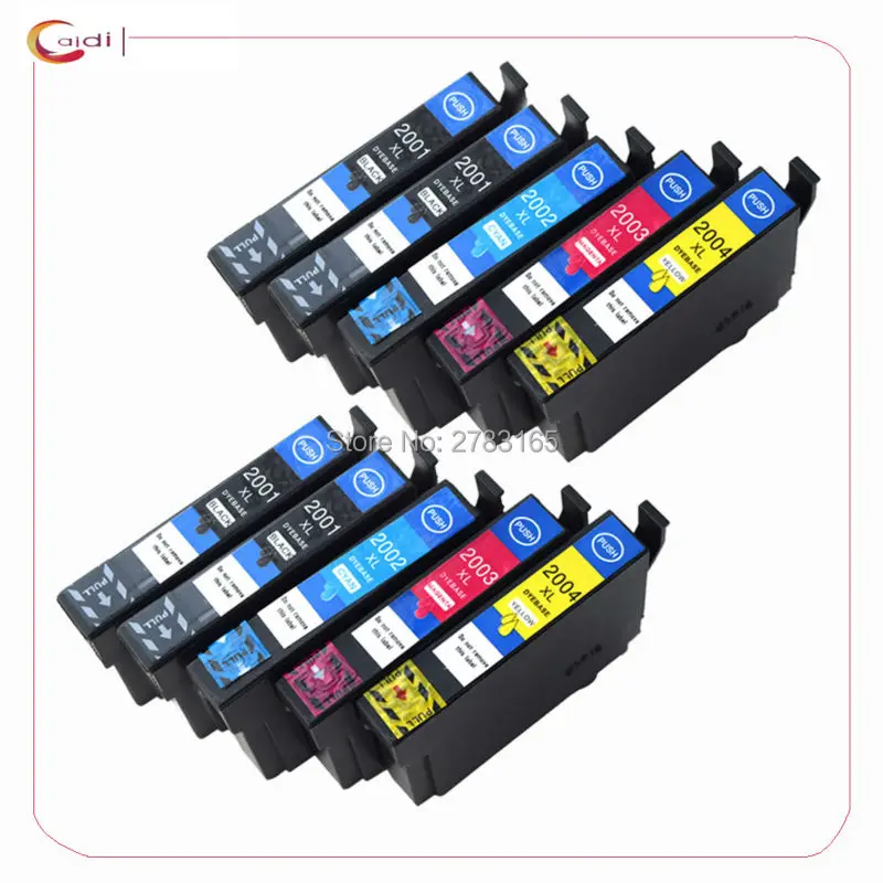 10 Pack Compatible Epson T200 XL Ink cartridge For Expression Hom XP200 XP300 XP310 XP400 XP410 Printer cartridge inks