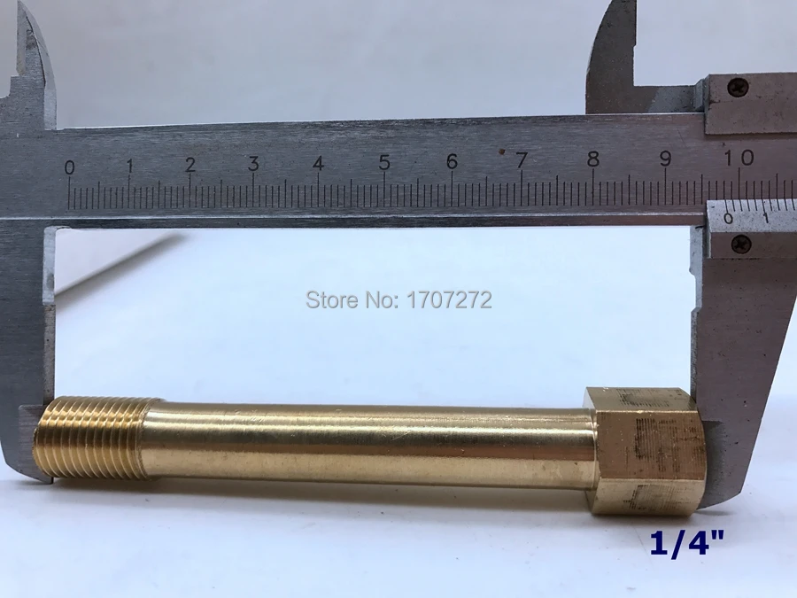 محول مقرنة نحاسية ملولبة 1/4 "1/8" ، آلة فتح الفم ، قالب تمديد الكابل
