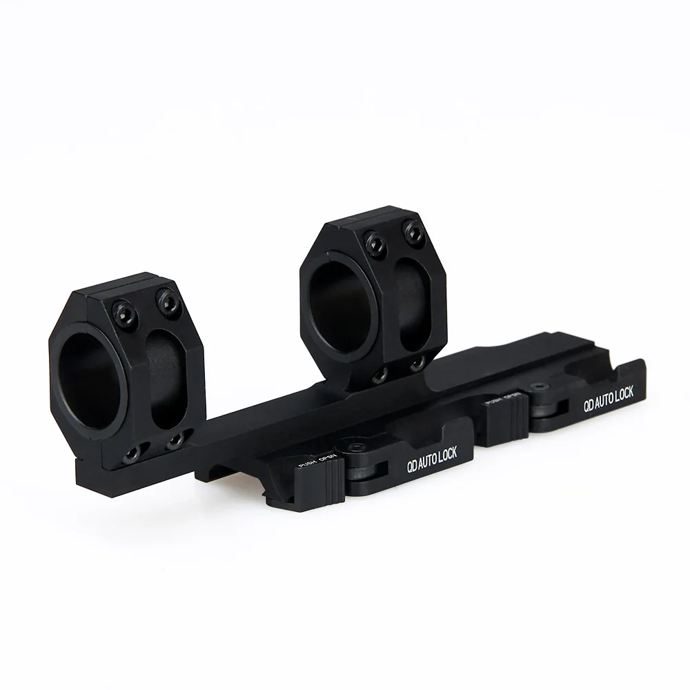 PPT Double Ring Scope Mount, Quick Detachable Mount, 6063 Aluminum Picatinny Rail Wever Mount, 25.4mm, 30mm, PP24-0133