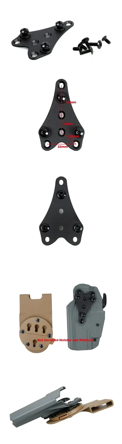 Special Connection GC Mount System Aluminum Alloy Quick Release Buckle for 579 holster gz70079