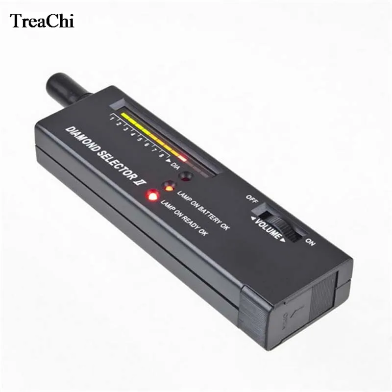 Professional Diamond Selector II Tester High Accuracy Gemstone Gem Selector Jewelry Gems Diamond LED Indicator Tester Pen