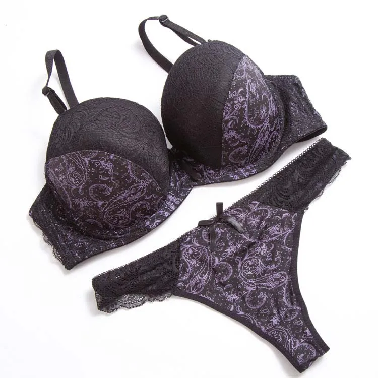 Solid cup bras 40F 40E 40DD 38E 38F 38DD 36F 36E 36DD 34F 34E women push up bra set sexy lace floral bras tops brand bh B3-