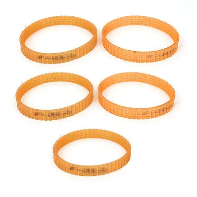 

5 Pcs 10mm Width Electric Planer Part Drive Belt Band Apricot for Hitachi F20A