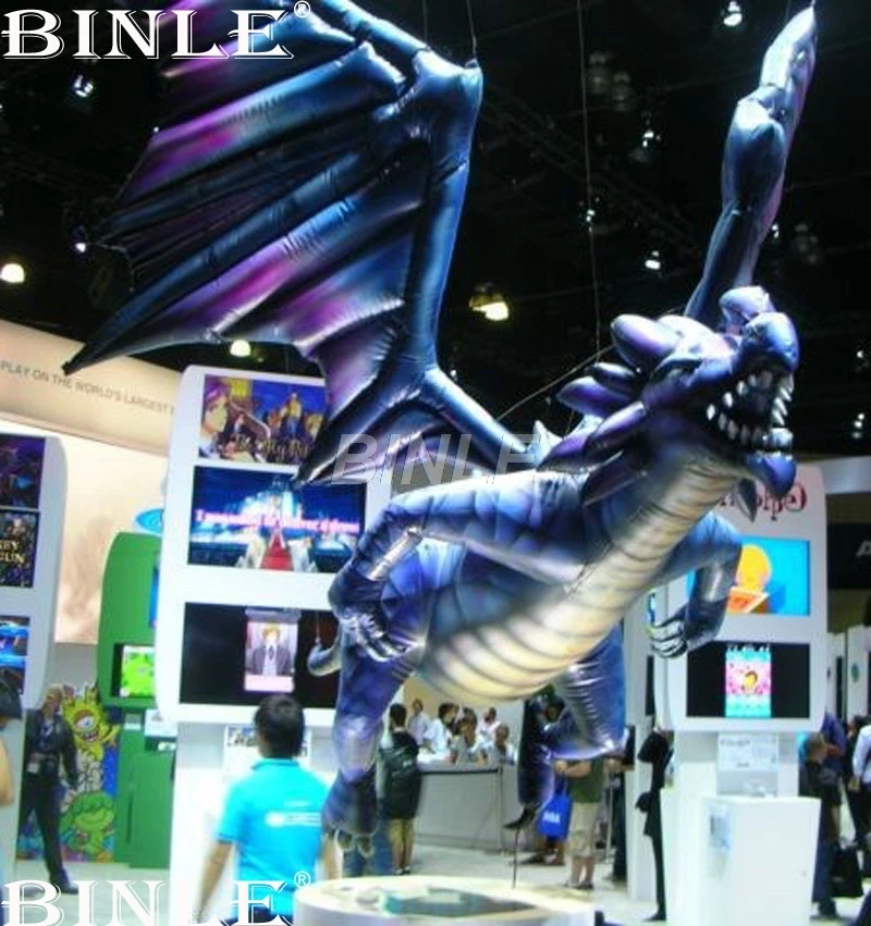 Hot sale hanging decoration giant inflatable flying Dragon inflatable dinosaur animal balloon for outdoor party event