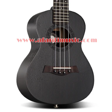 

23 inch 4 strings Afanti Black Hero style Ukulele (AUK-164)