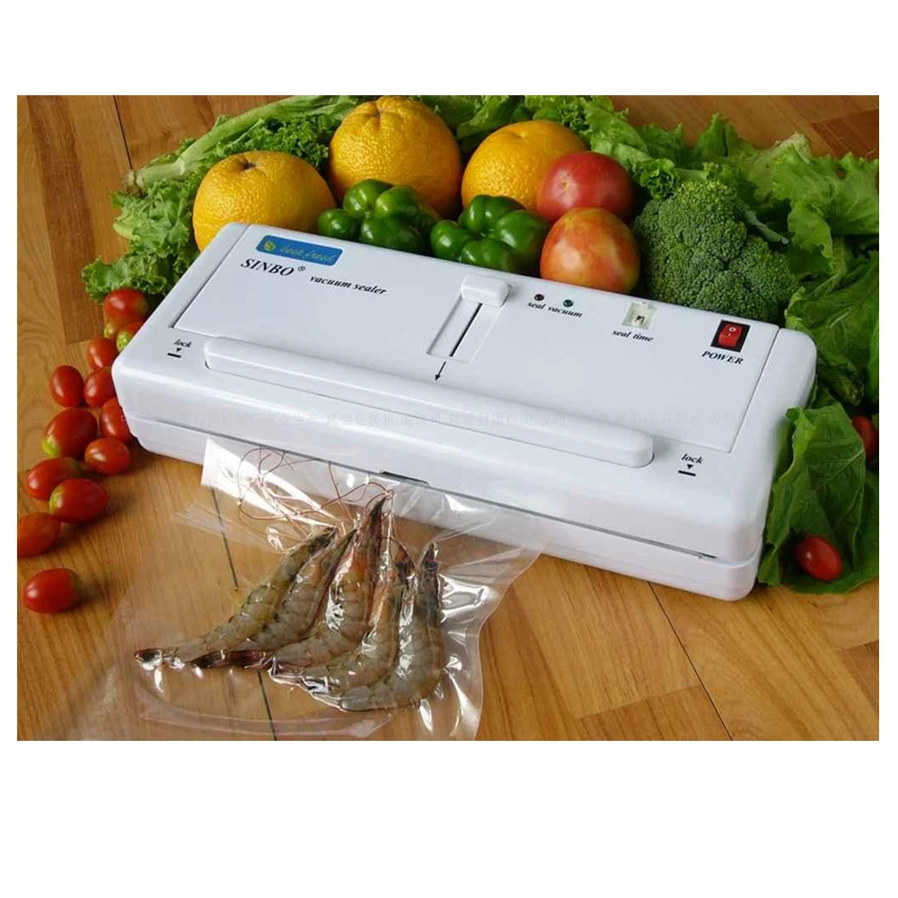 110V Vacuum Sealer Machine  Household Automatic Vacuum Air Sealing System  Food Preservation With 15 Vacuum Sealer Bags