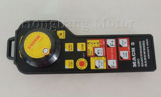 

Free shipping CNC Mach3 USB Electronic Handwheel Manual Controller MODBUS MPG + one linking caple