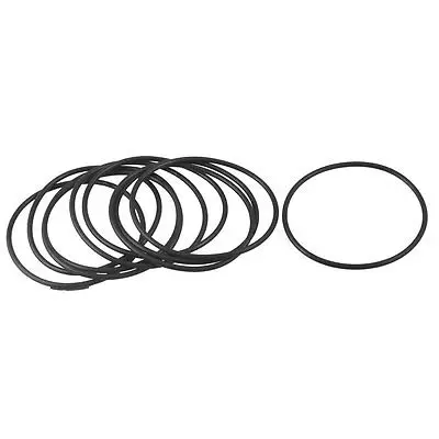 

80mm x 73.8mm x 3.1mm Rubber Sealing Oil Filter O Rings Gaskets 10 Pcs