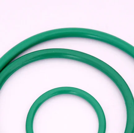 

15pcs 4mm wire diameter green fluorine rubber O-ring rings waterproof insulation rubber band 38mm-43mm outer diameter
