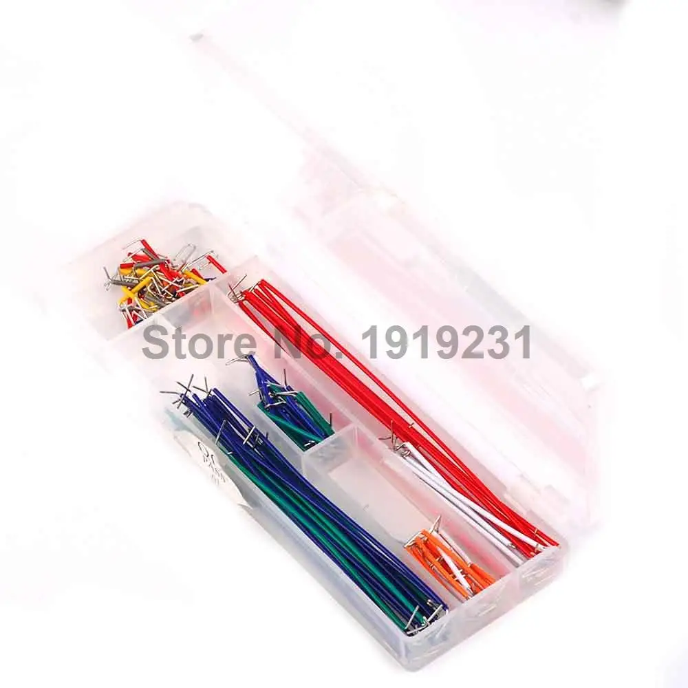 140PCS U Shape Solderless Breadboard Jumper Cable Wire Kit For Arduino Shield H