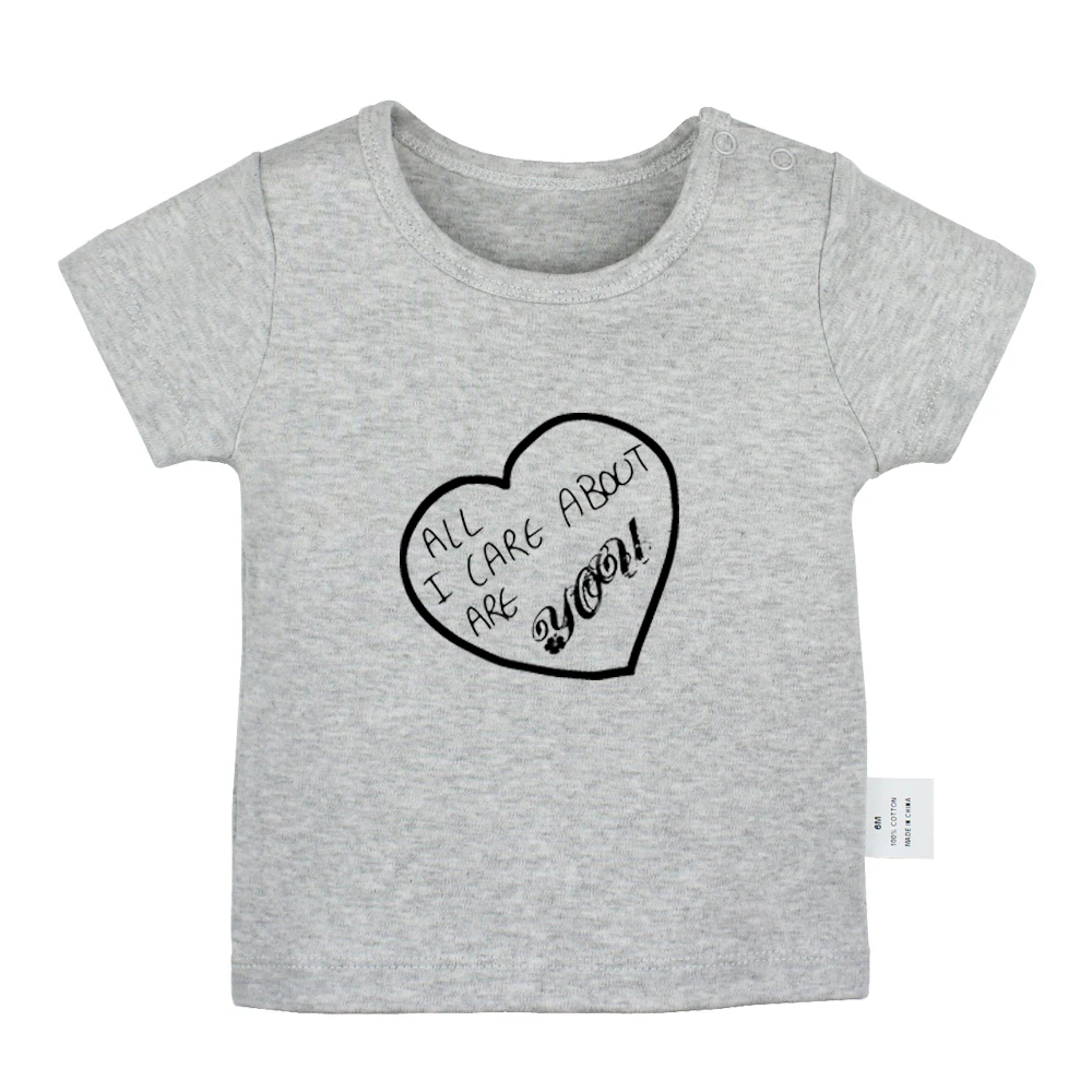 Pink Love Too Sassy For You All I Care About Are You Newborn Baby T-shirts Toddler Graphic Solid Color Short Sleeve Tee Tops