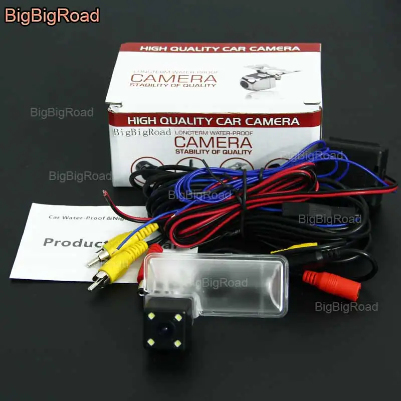 

BigBigRoad Car Rear View Backup Camera With Power Relay / Filter For Subaru Forester Impreza XV / WRX STi GH GR / Legacy