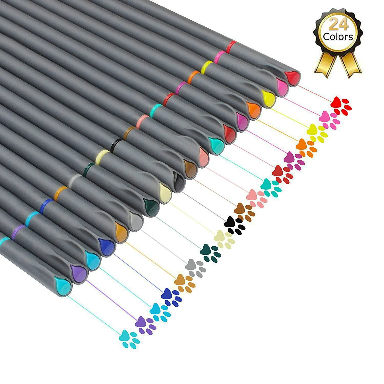 Fineliner Colored Pens Bullet Journal Planner Pen, Porous Fine Point Drawing Markers for Writing Sketch Taking Note Calendar