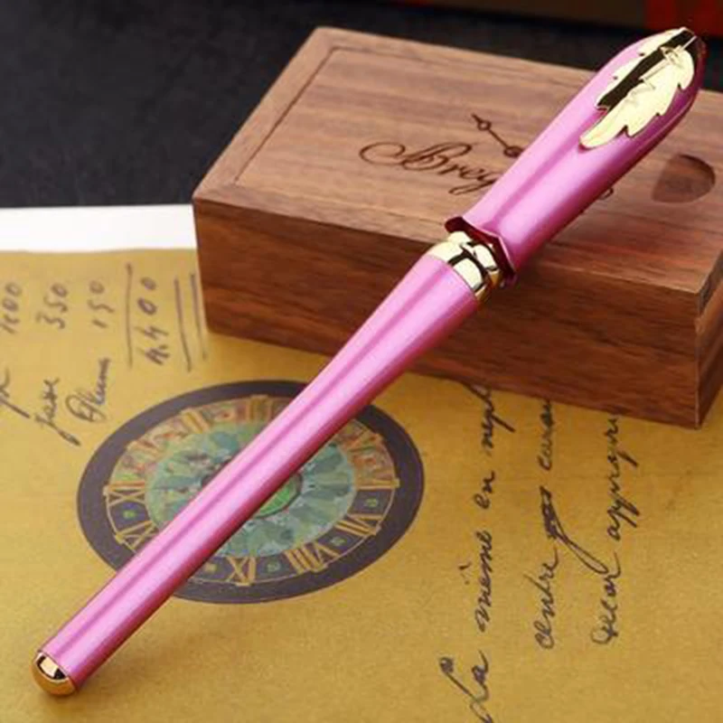 

Picasso 986 Greek Irene Rollerball Pen Female Gift Purple Bud Cap Leaf Clip Office Signature Homework Exam Writing