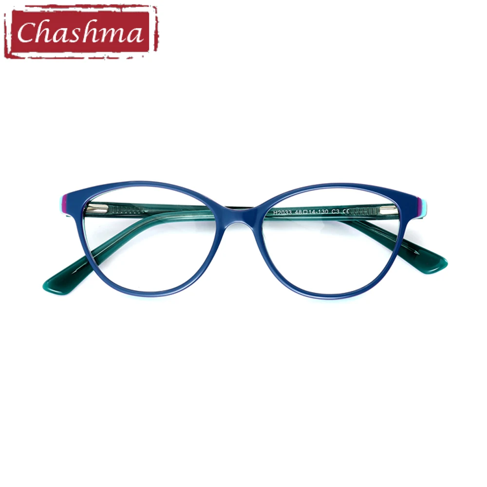 Chashma ماركة مادة الأسيتات الاطفال النظارات الاتجاه أنيق طالب وصفة طبية النظارات الإطار الطفل النظارات البصرية العين