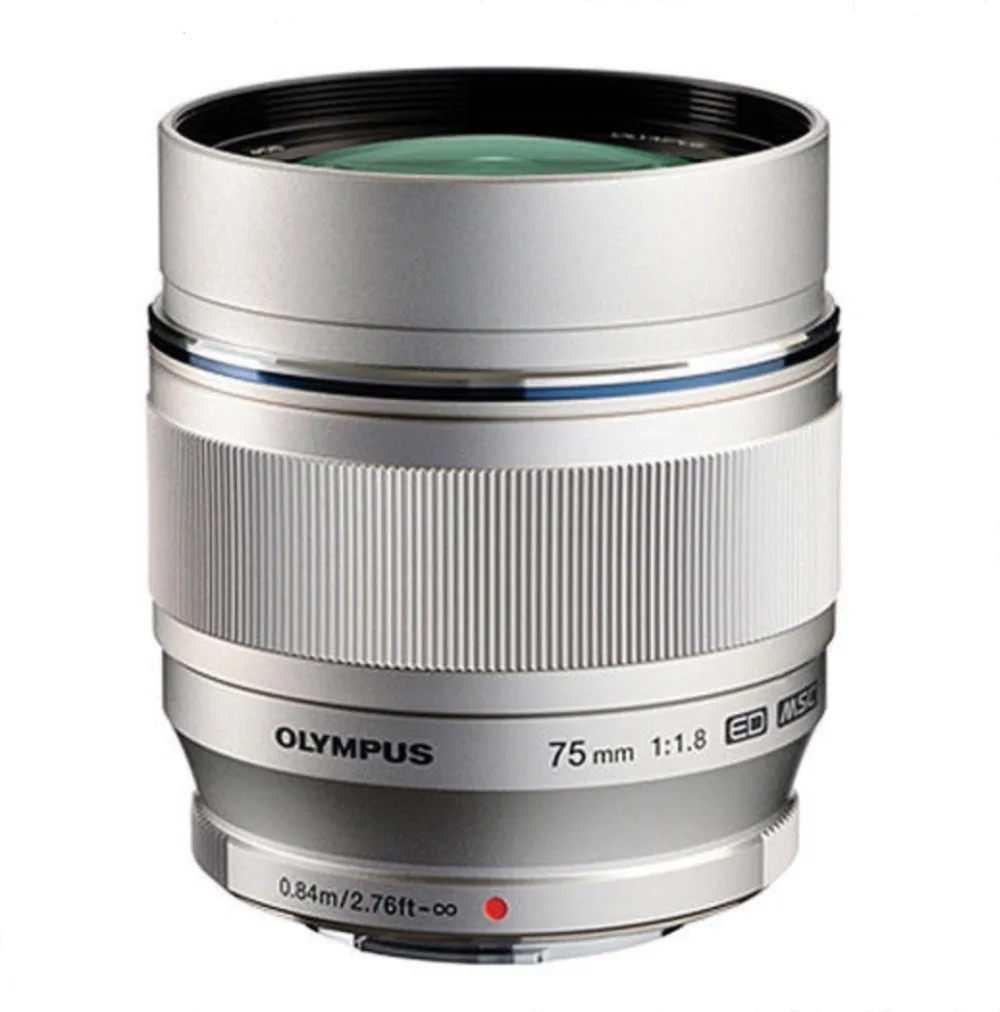 OLYMPUS 75/1.8 Lens M.ZUIKO DIGITAL ED 75mm F1.8 Lens - Silver