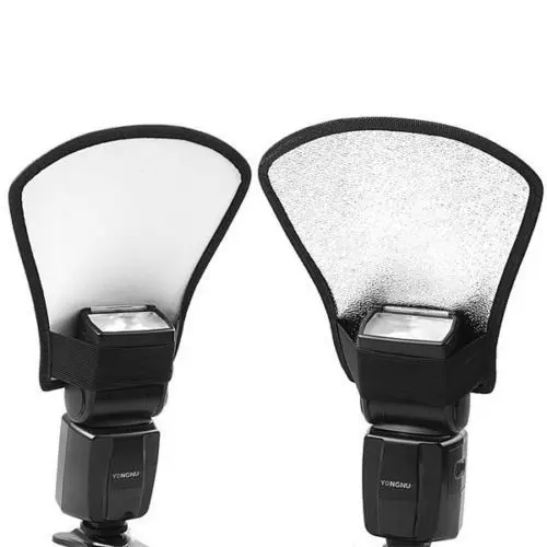 플래시 디퓨저 소프트 박스 실버/화이트 리플렉터 fr nikon speedlite SB-600, SB-800