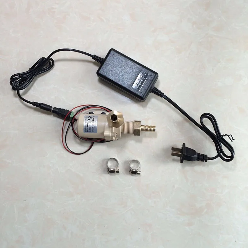 Beer brewing 24V DC Ceramic Core Food Grade Beer Pump ,Muted, Resistant High Temperature,Multiuse Water Pump With Power Adapter