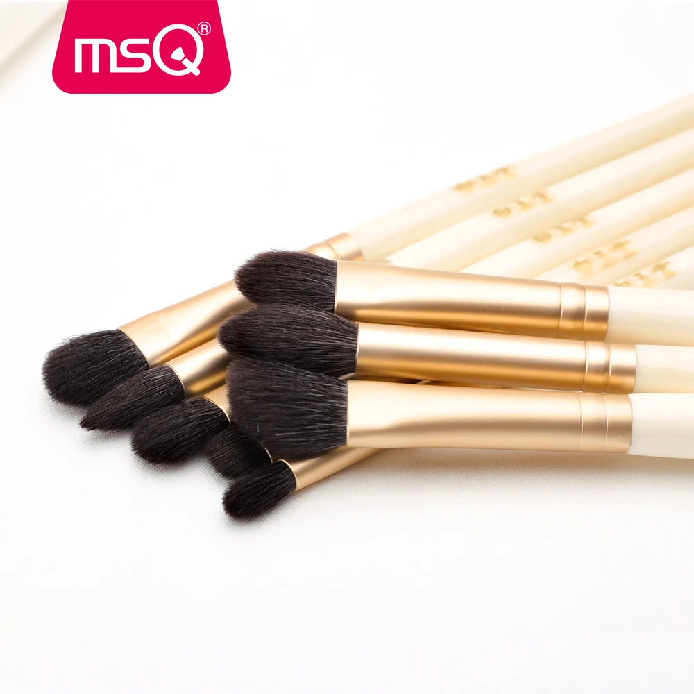 MSQ Single Eyes Makeup Brushes Set Eyeshadow Professional Concealer Blending Lip 1PCS Beauty Make Up Brush Tools Goat/Hose Hair