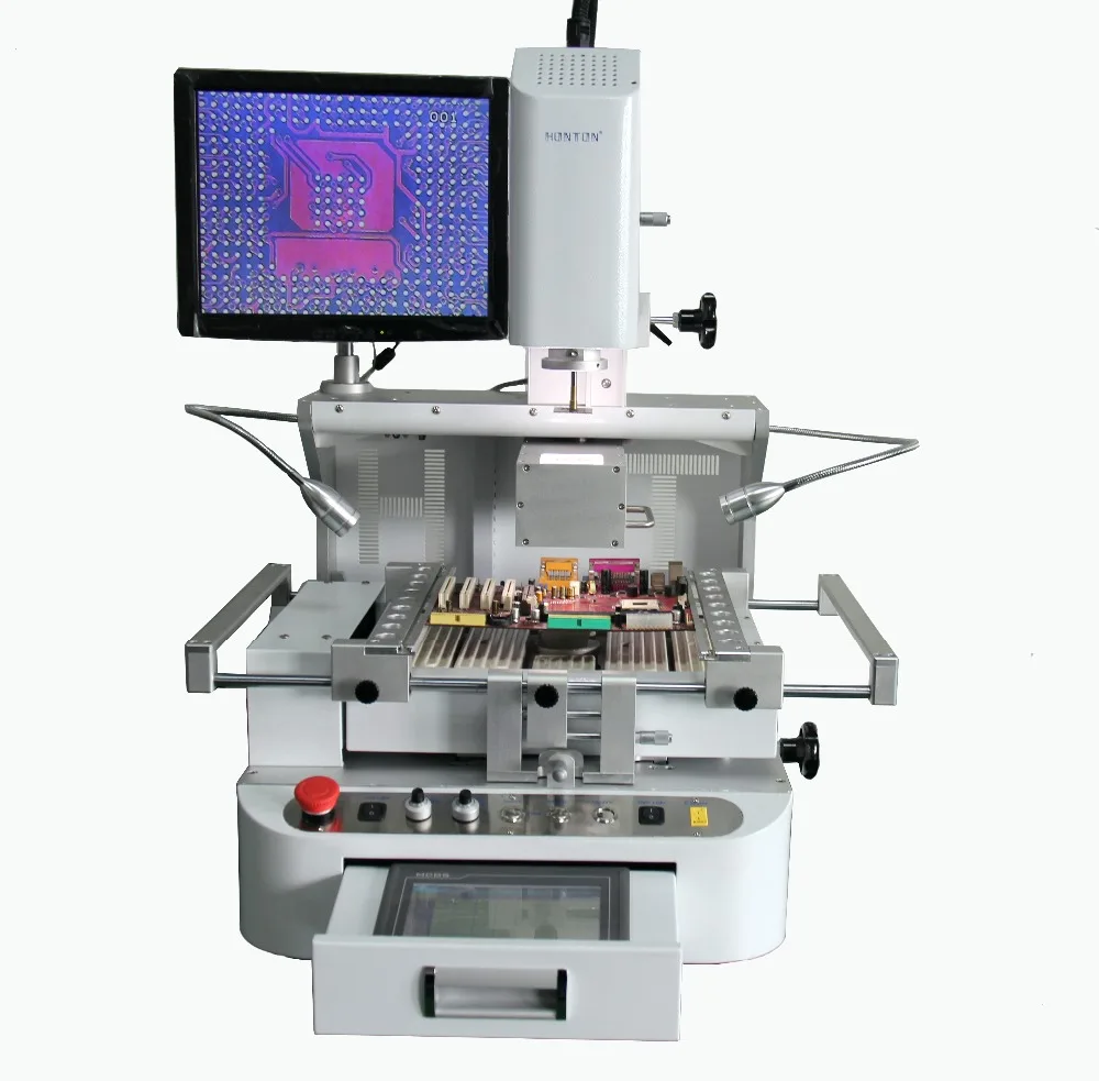 Free shipping factory rework station HT-G690 optical infrared touch rework station soldering station repair station