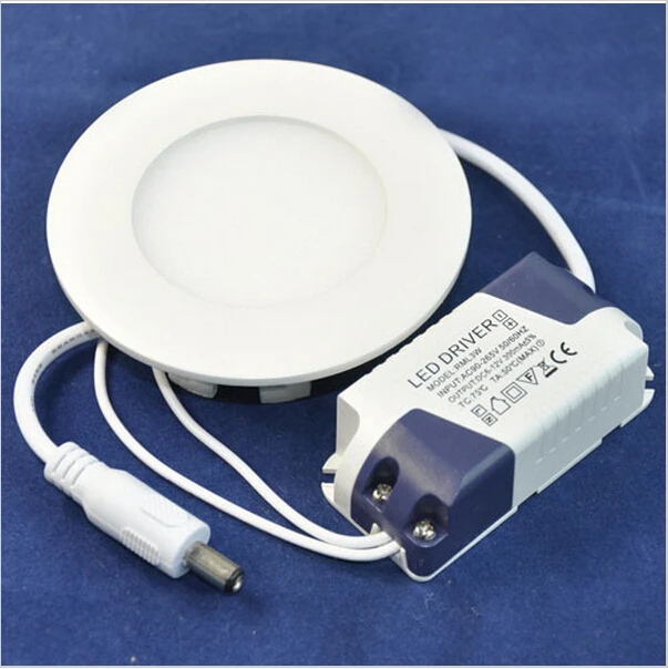 

Free shipping 9W Dimmable led panel lights warm white cool white round square smd led ceiling spot panels lighting bulb