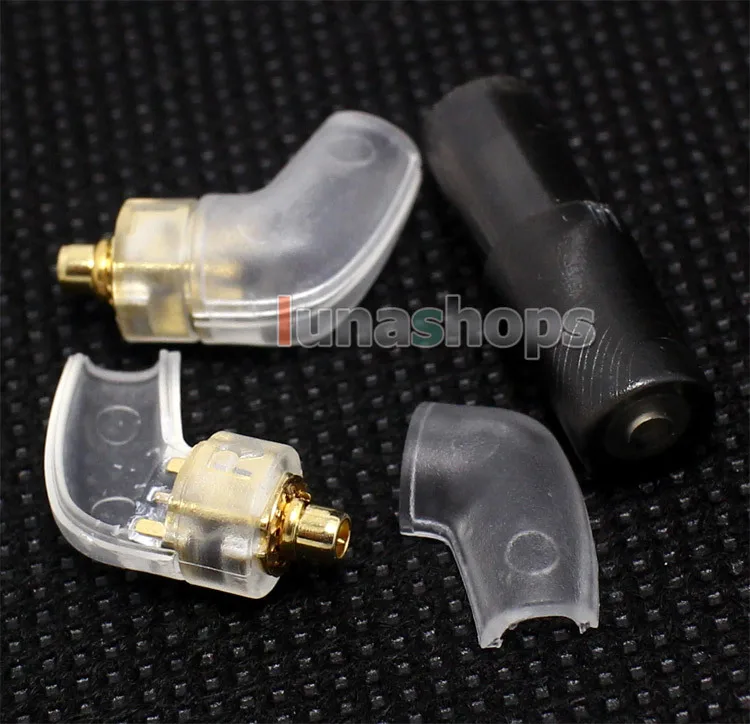 LN004674 With Ring L Shape Diy Parts Pins Adapter for Fidue A83  Shure se535 se846 se425 se315 se215 Earphone