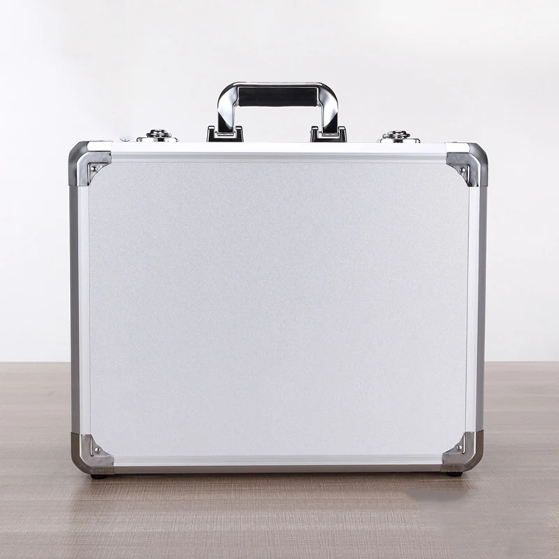 450*360*200mm Tool Box Aluminum Alloy Hardware Toolbox Large Capacity Tool Case Suitcase File Box Portable Storage Case