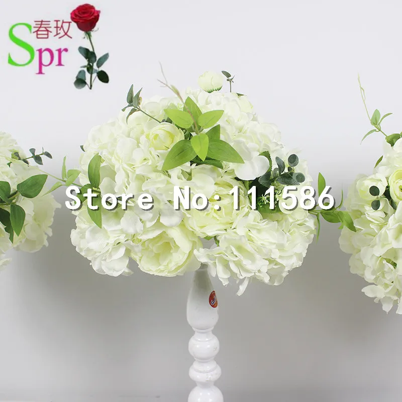 SPR 2018 10pcs/lot wedding table centerpiece decorative flower ball wedding backdrop road lead artificial  floral decoration