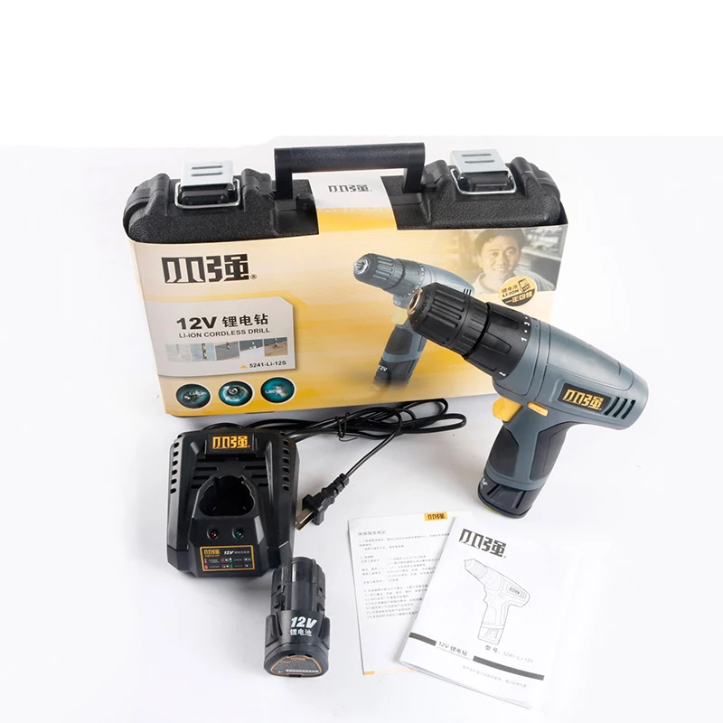 Charging Drill Tool Series Lithium rechargeable electric drill 12V single-speed Electric hand drilling machine