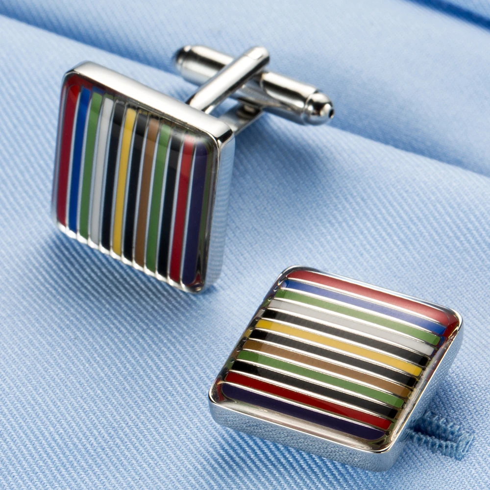 VAGULA Cufflink Luxury gift Party Wedding Suit Shirt  Cufflinks Classic Colorful Painting Button Bonito Gemelos 760