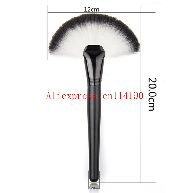 

Wholesale 500pcs/lot Soft Makeup Large Fan Brush Blush Powder Foundation Make Up Tool big fan Cosmetics brushes