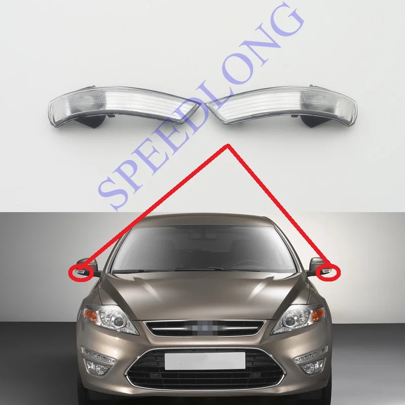 

2 Pcs/Pair RH and LH rearview mirror indicator lights lamps turn signals for Ford Mondeo 2011-2012