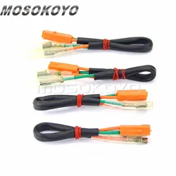 Turn Signal OEM Connectors Indicator Cable Lead Wiring Plug for Kawasaki Z750 Z800 Z900 Z1000 Ninja 300 250R ZX6R ZX9R ZX600