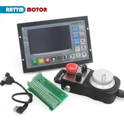 DDCS V3.1 CNC Off-line Standalone Motion Controller + MPG Handwheel E- STop Emergency Stop