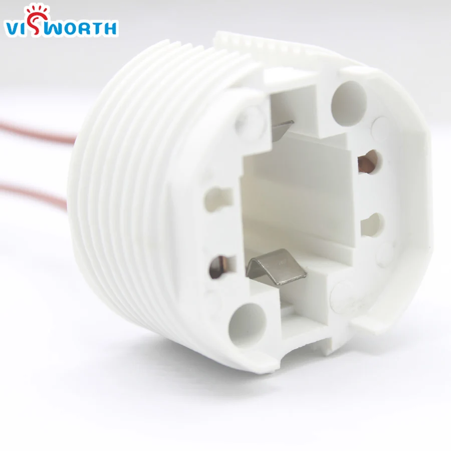 VisWorth 3A 220V G24 Socket Base Led Lamp Adapter Converter Holder 2Pin With Wire For Led Light