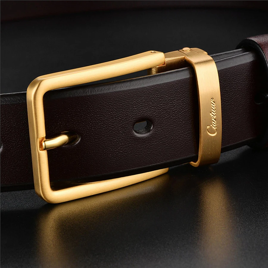 2023 Ciartuar official store new high quality suit men belt genuine leather strap trousers first layer pin buckle free shipping