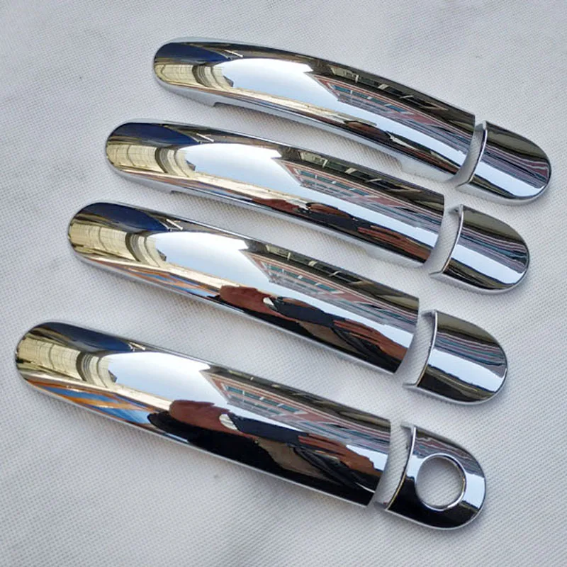 For Skoda Octavia 2 ii mk2 a5 tour RS parts accessories Plastic Chrome Car Door Handle Cover Trim handles covers Styling