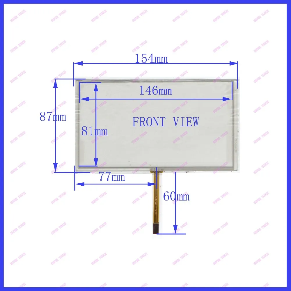 

ZhiYuSun compatible HLD-TP-2114 6.2 inch touch screen digital player handwriting screen 155*88 General touch screen