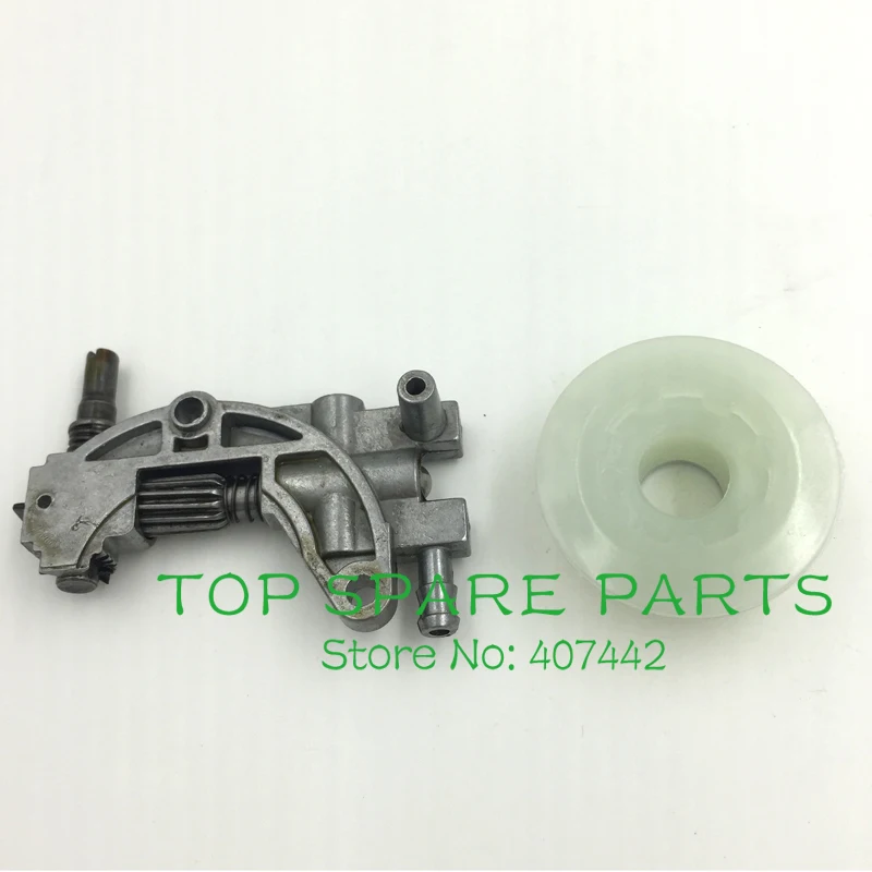 New Drive Chainsaw Oil Pump with Gear Worm Set for Chainsaw 4500 5200 5800 45CC 52CC 58CC Quality Chain Saw Parts