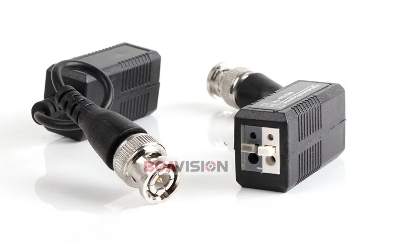 Imagem -06 - Balun Transmissor Passivo Bnc Pares hd 720p 1080p Ahd Hdcvi Hdtvi para Utp Cat5 5e Transmissor de Vídeo 200m