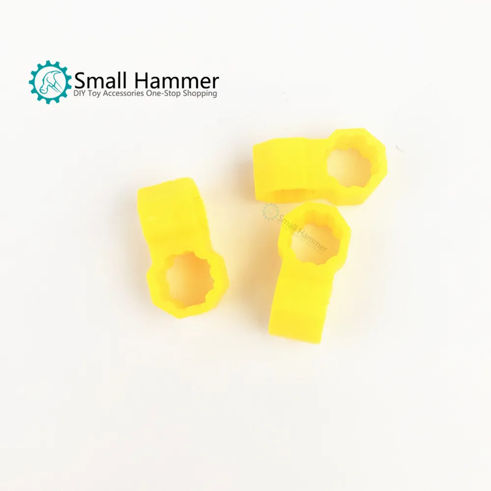 10pcs 9*9*18mm yellow turn octagonal double turn octagonal octagonal accessories