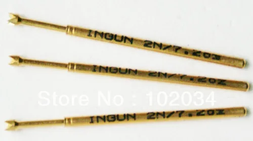 100PCS/LOT 100% ORIGINAL INGUN GKS-100-214-150 GKS-100 214 150 A 2000 Spring Test Probe Pogo Pin made in Germany