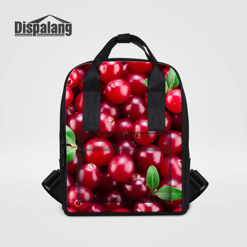 

Dispalang Fruits Printing Women Backpack Candy School Bags for Teenage Girls Cute Book Bags Fashion Female Laptop Backpacks