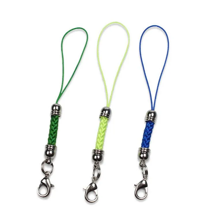 20pcs Lanyard Lariat Strap Cords Lobster Clasp Rope Keychains Hooks Mobile Set Charms Keyring Bag Accessories Key Ring