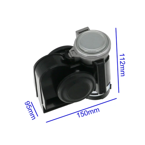 Imagen 2 del producto MotoLovee-bocina de aire súper fuerte para vehículo, bocina compacta de caracol para motocicleta, coche, camión, barco, RV, piezas de modificación, 12V