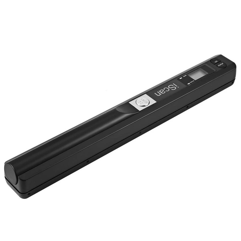 Handheld Mobile Portable Document Scanner 900 DPI LCD Display Support JPG / PDF Format Selection