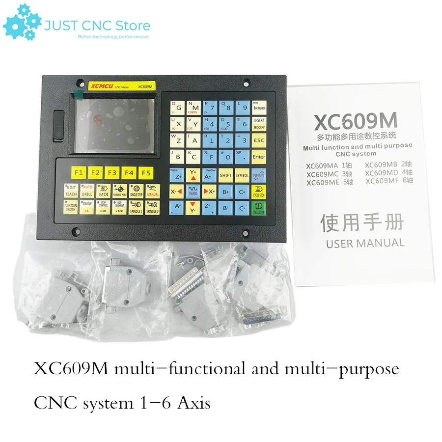 

CNC milling System 1-6 Axis offline controller XC609M Breakout Board Engraving Machine Control Combined hmi touch screen